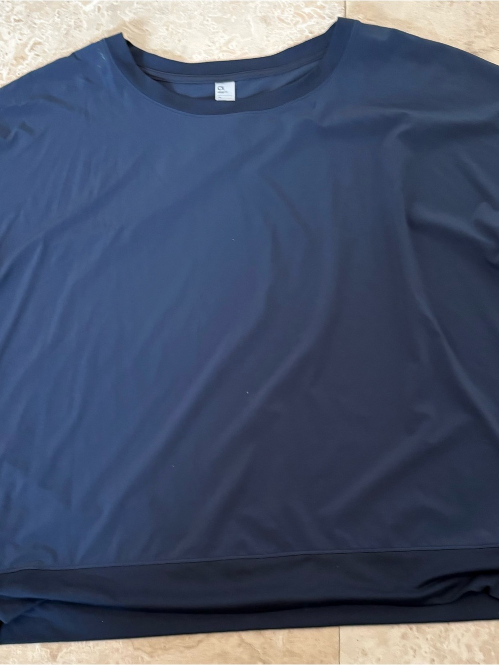 GAP Women's Long Sleeve Crew Tee in Navy